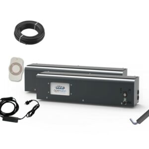 Motorisation Double - Version Basse - Panneau Solaire Intégré